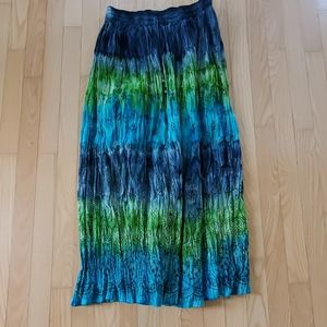 Long boho skirt